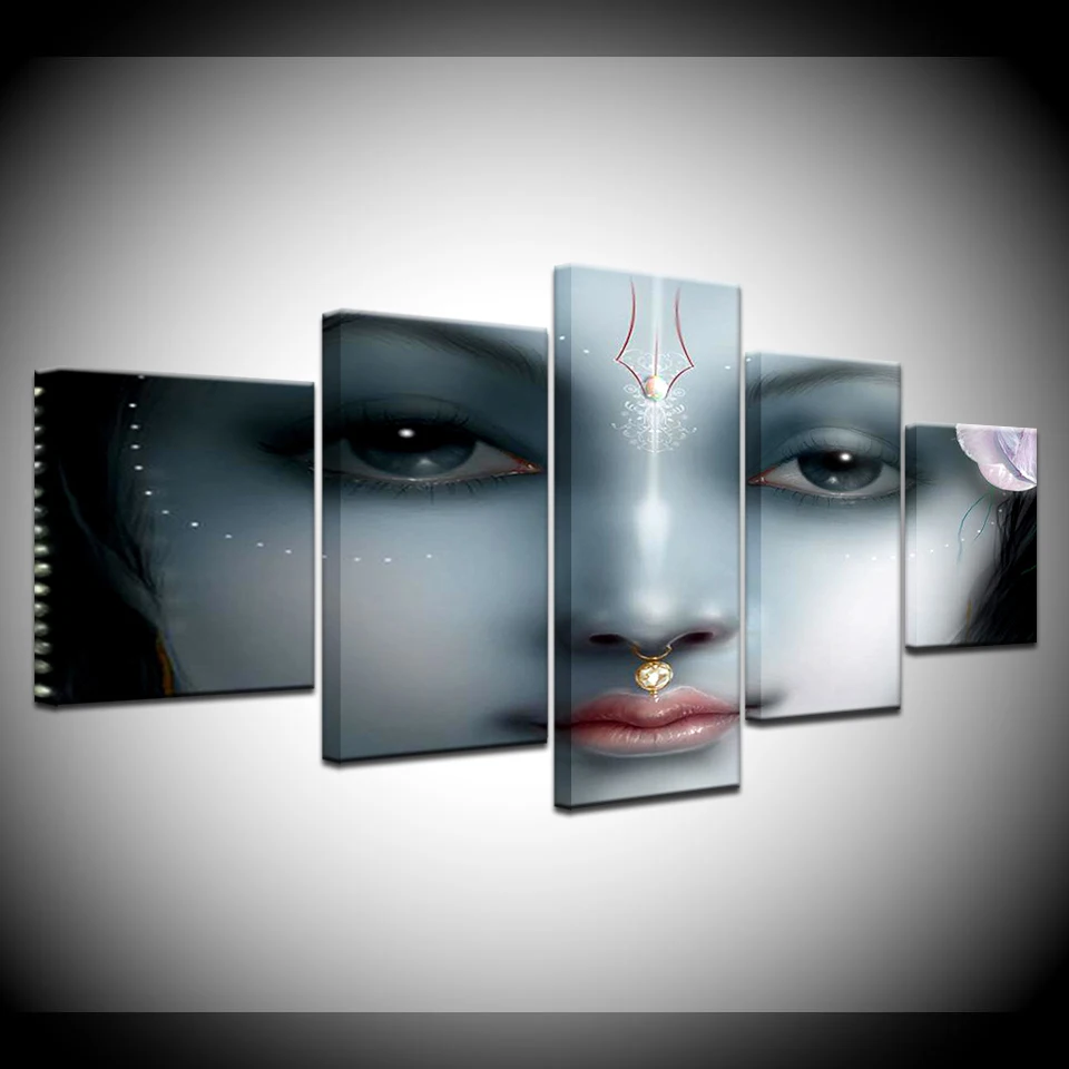 

Canvas Painting Hinduism woman religion pictures Wall Art Painting Modular Wallpapers Poster Print for living room Home Decor