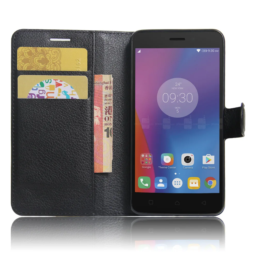 Флип кошелек для Lenovo K6 чехол книжка Vibe кожаный подставка с отделением карт