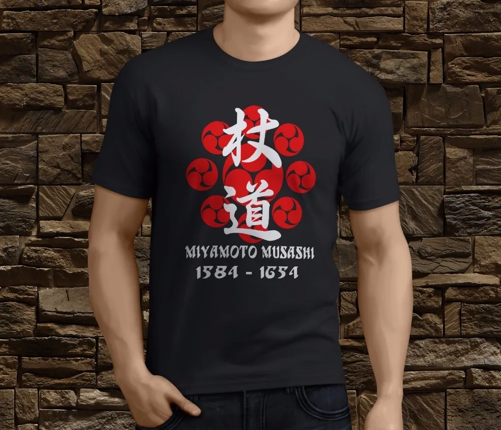 

New Miyamoto Musashi Symbol Japan Samurai Legend Men'S T Shirt Size S-3Xl 2019 New Letter Print Creative Printed Tee Shirt