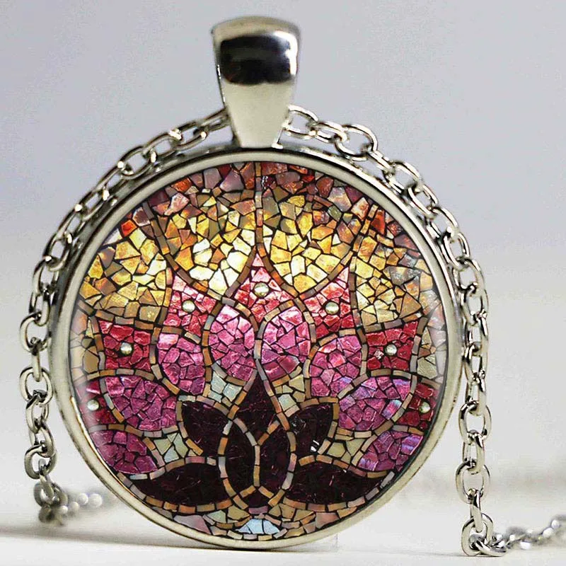 Женское серебряное колье с подвеской в виде цветка|necklaces for women|necklace women fashionpendant