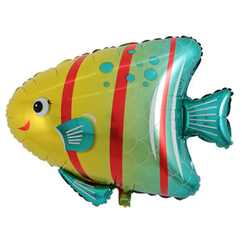 Bubble fish 1 шт. большой гиппокамп Осьминог Рыба Акула фольгированный шар океанские животные тематические праздничные детские подарки украшение на день рождения Гелиевый шар - Цвет: Bubble fish