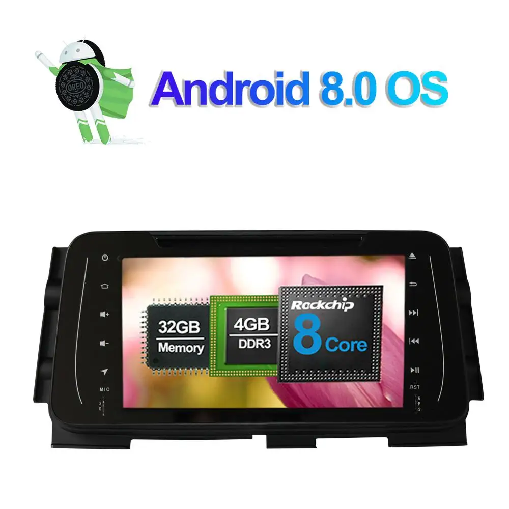 Android 7 1/8 0 Octa Core автомобильный DVD мультимедийный плеер с GPS-навигацией для Nissan Kicks
