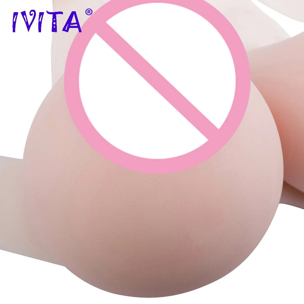 Поддельные силиконовые груди IVITA 2400 г Реалистичная силиконовая форма для