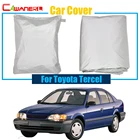 Cawanerl уличный автомобильный чехол с защитой от УФ-излучения, солнца, дождя, снега, защитный чехол, Солнцезащитный Пыленепроницаемый Чехол для Toyota Tercel