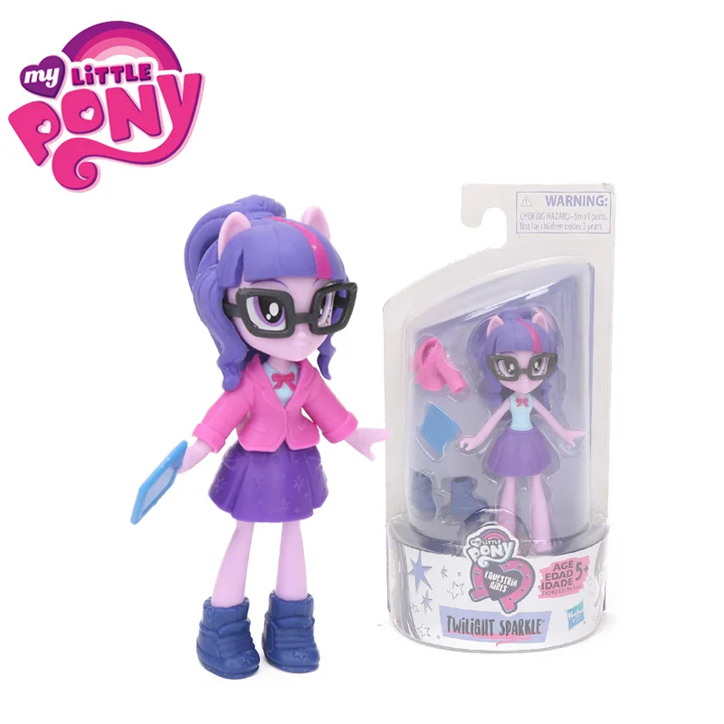 9 см игрушки My Little Pony Equestria Girls Twilight Sparkle игровой набор Пинки Пай Радуга Дэш ПВХ фигурка коллекционная игрушка куклы