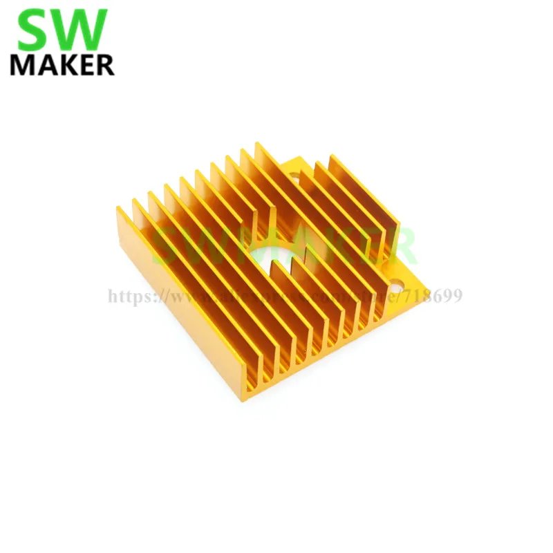 1 шт. Золотой радиатор MK7 MK8 размер 40*40*11 мм для экструдера Wanhao Flashforge детали