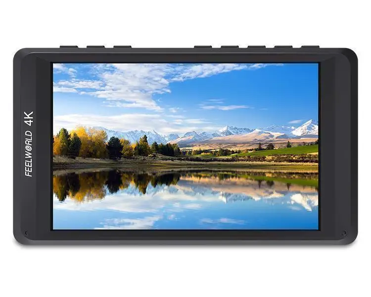 Черный Feelworld FW450 4," ips 4K монитор HDMI камера полевой монитор 1280x800 HD портативный ЖК-дисплей для DSLR для Canon Nikon sony Fujifilm - Цвет: Черный