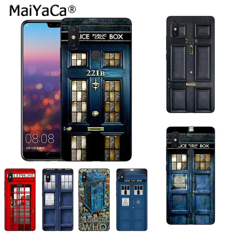 Чехол для телефона MaiYaCa doctor who Police Box 221B чехол xiaomi mi 8 se 6 note2 note3 redmi 5 plus note4 5|Бамперы| |