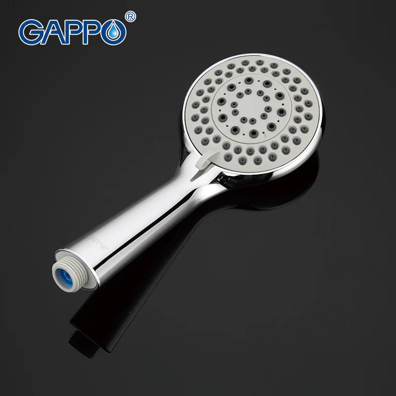 GAPPO 1Set Top quality Wall Mount Hand Shower set Stainless steel Slide Bar with 5Mode hand held shower in hose soap dish GA8005 |