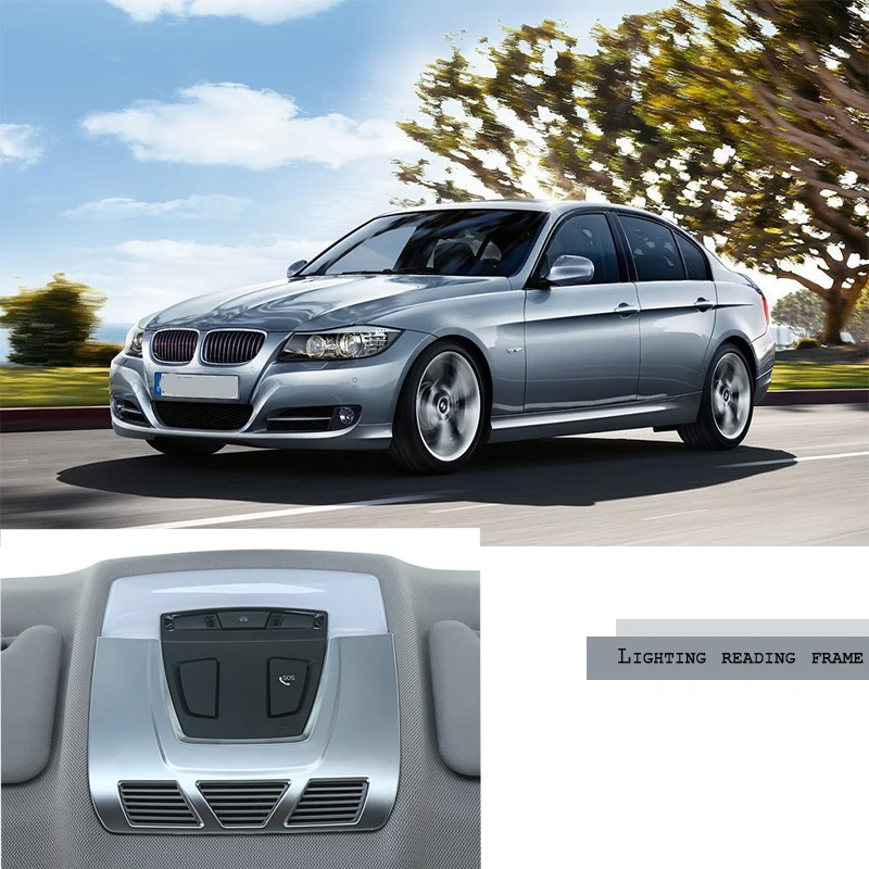 LENTAI авто передний и задний лампа для чтения рамка отделка наклейки укладки BMW F30 F34