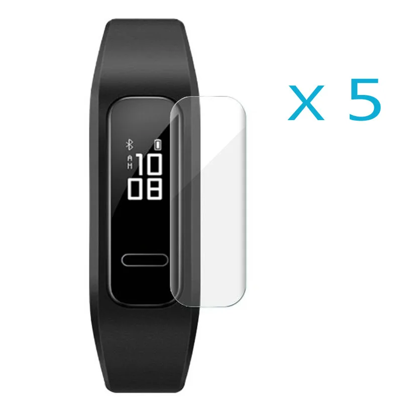 5 шт. мягкая прозрачная защитная пленка из ТПУ для huawei Band 3E, умный ремешок для наручных часов, Защитная пленка для полного экрана