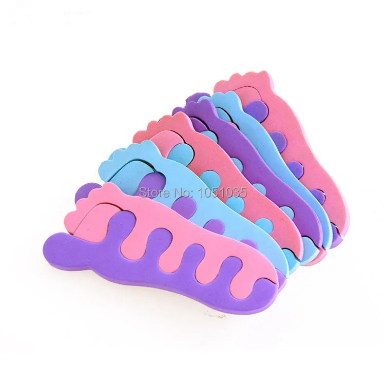 10 шт./лот разделитель для ног пальцев Ноги Уход за ногтями Инструмент маникюра