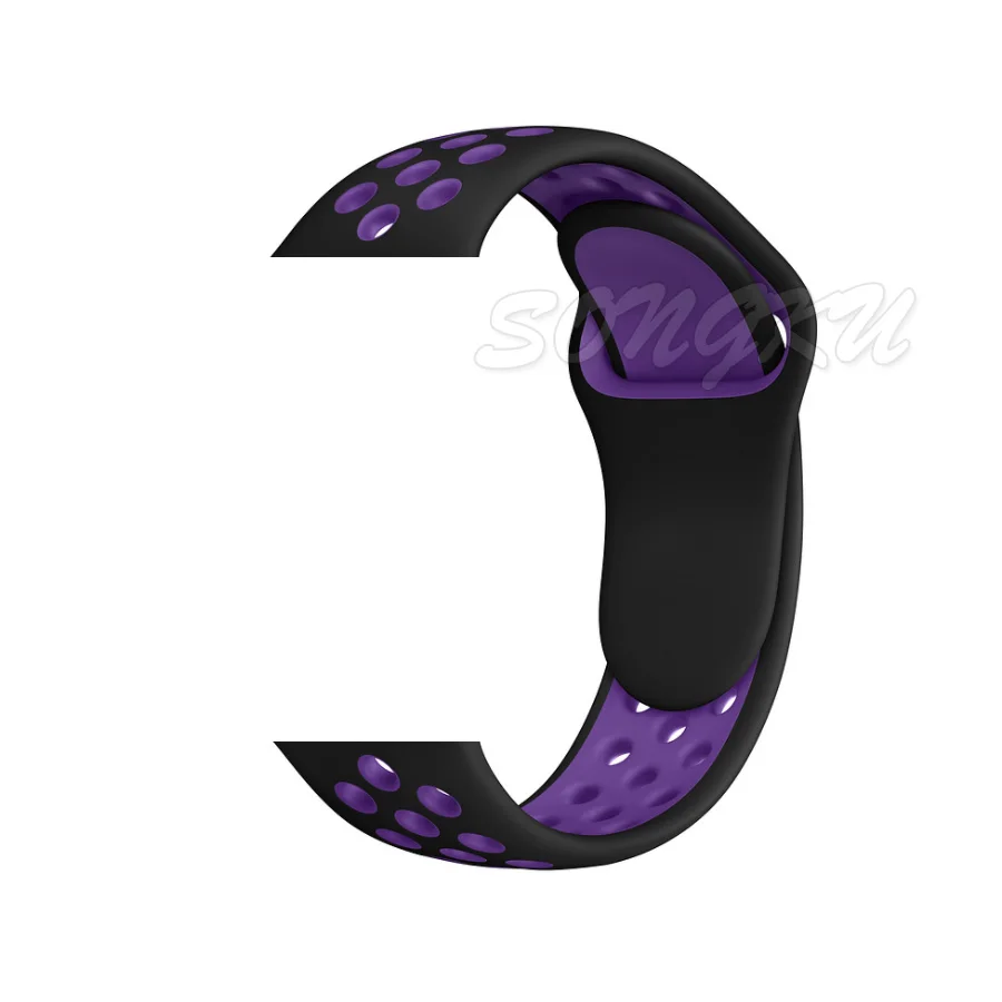 NK Black Purple SONGKU IWO 8 дополнительный размерный ряд 44 мм часы 4 умные часы пульт дистанционного управления siri часы для apple iPhone Android телефон лучше, чем IWO 6, 7, 9, 10, 11 - Цвет: NK Black Purple