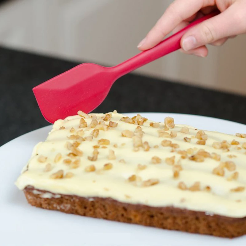 Большие силиконовые Силиконовая кулинарная лопатка скребок для Кондитерская выпечка Торт Крем Масло Смешивания инструменты для выпекания