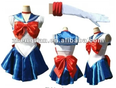 Бесплатная доставка костюм для взрослых леди Сейлор Мун Венера Sailormoon Униформа