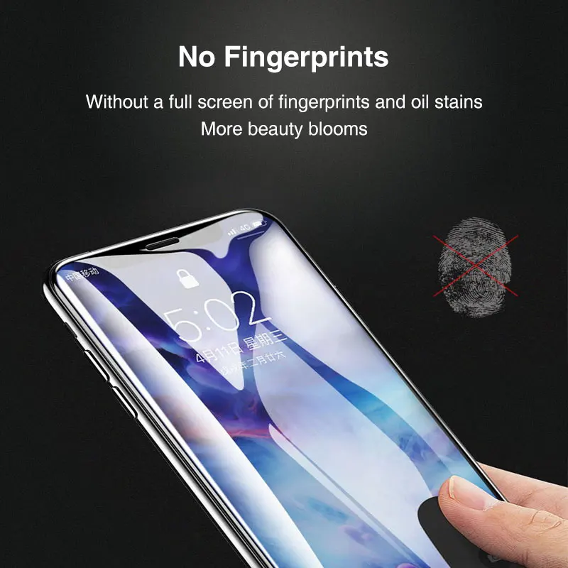 Закаленное стекло 10D для iPhone защиты экрана с полным покрытием X 7 8 6 Plus 6s XR XS Max |