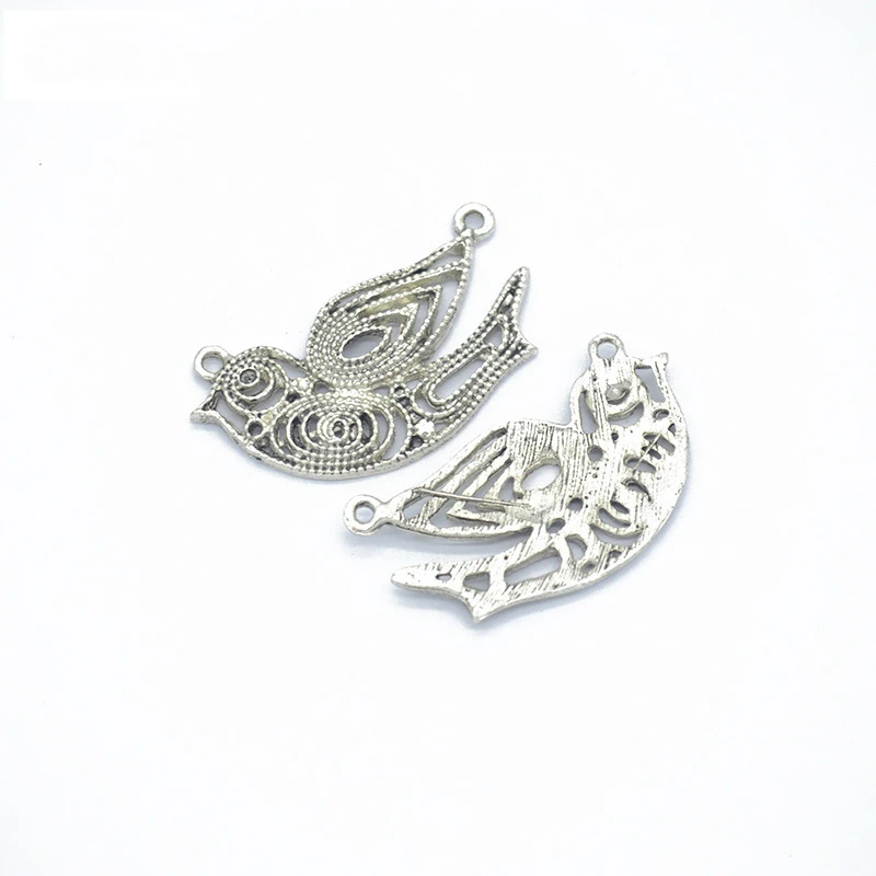 

40pcs Bird Charms DIY Jewelry Making Pendant Fit Bracelets Necklaces Earrings Handmade Crafts