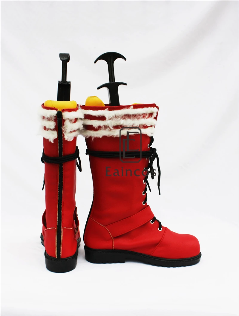Аниме Ao no Exorcist Okumura Rin Cosplay вечерние туфли красные сапоги на заказ|shoes boot for men|shoe boots