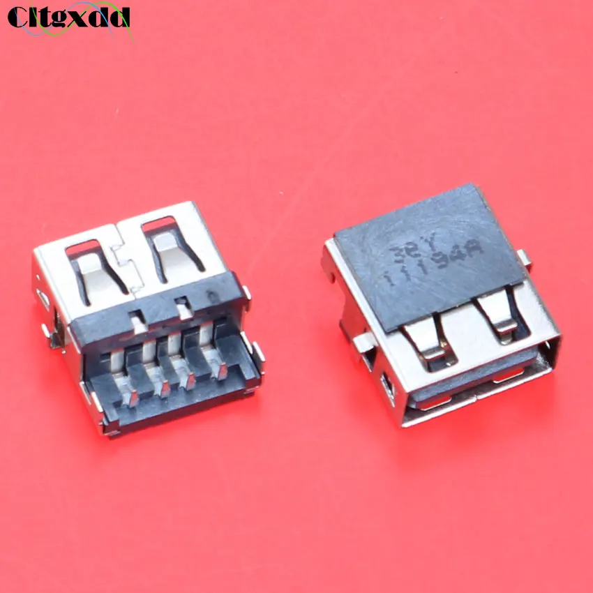 Cltgxdd 10 шт. разъем USB 2 0 для ноутбука 4 контактный гнездовой Lenovo E46A E46L HP G4 G6 G7 E320 Samsung