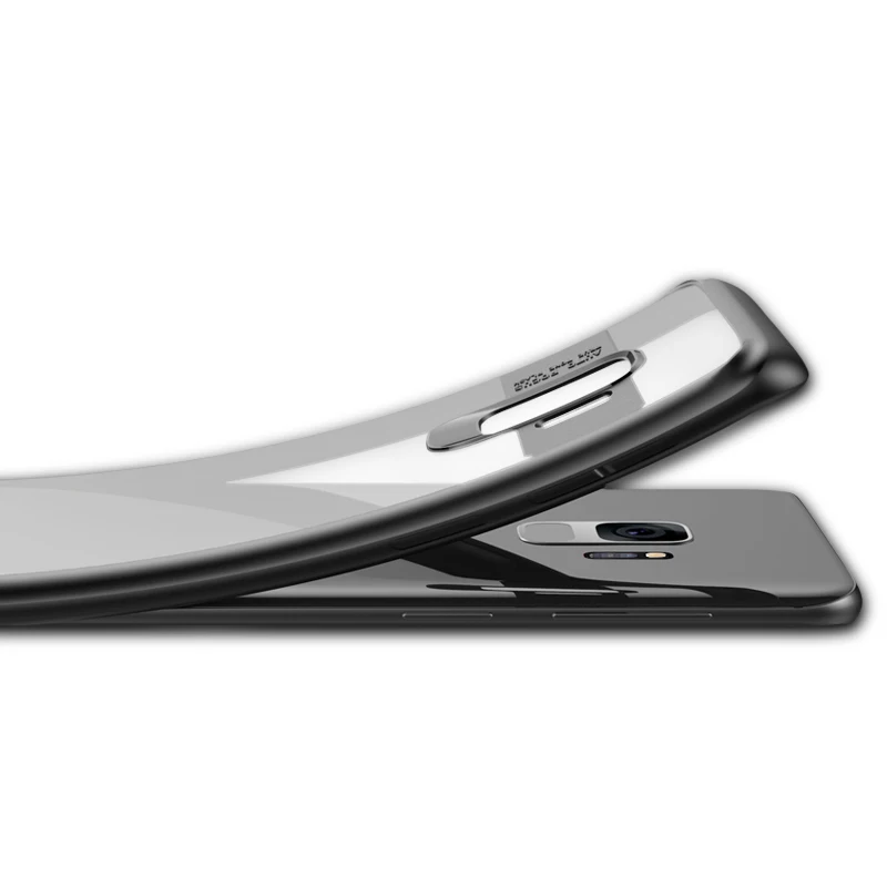 Для samsung galaxy S9 плюс чехол противоударный прозрачный жесткий для ПК ТПУ Мягкая