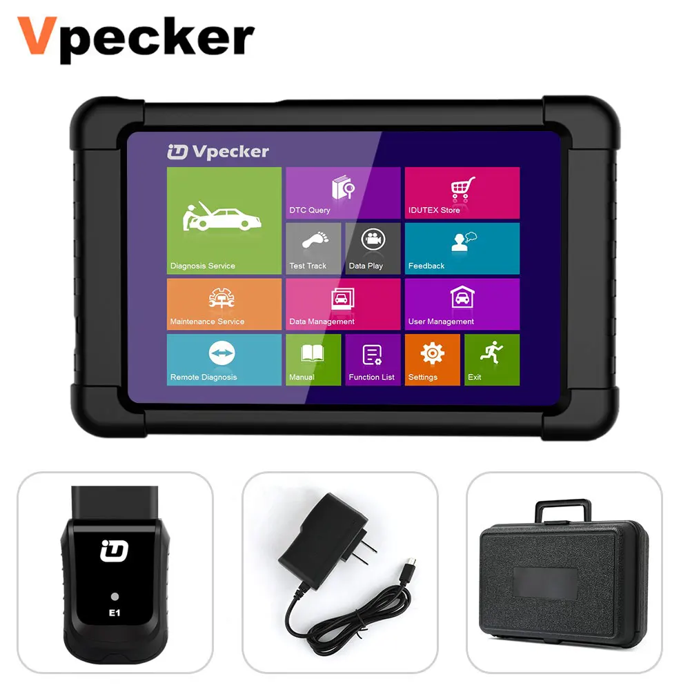 VPECKER E1 WiFi диагностический инструмент OBD OBD2 сканер Easydiag ABS подушка безопасности SRS
