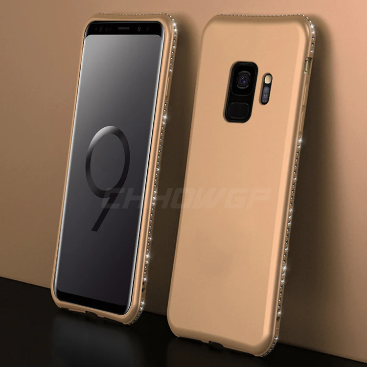 Силиконовый чехол со стразами и бриллиантами для Samsung Galaxy S8 S9 S10 Plus S7 Edge J4 J6 J8 A6 A8 2018