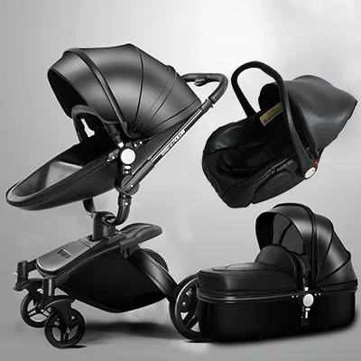 

Aulon Baby Stroller 3 in 1 Travel System Pram Pushchair With Carrycot China Factory price baby carriage