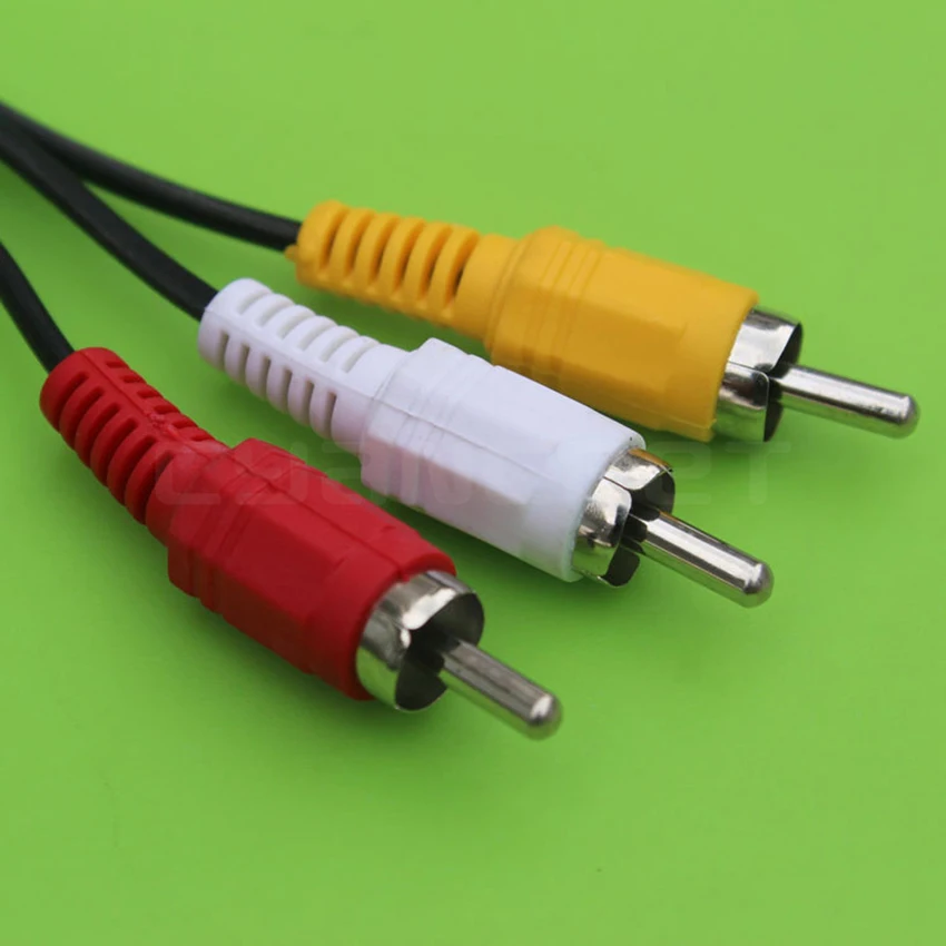 AV кабель 3 RCA аудио видео 3RCA штекер для Android ТВ приставки динамика телевизионного