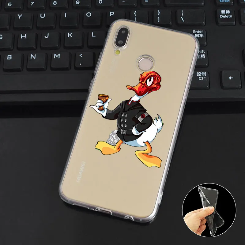 DREAMFOX K287 утка Мягкие TPU силиконовый чехол для huawei Honor 6A 6C 7X9 10 P20 Lite Pro P Smart |