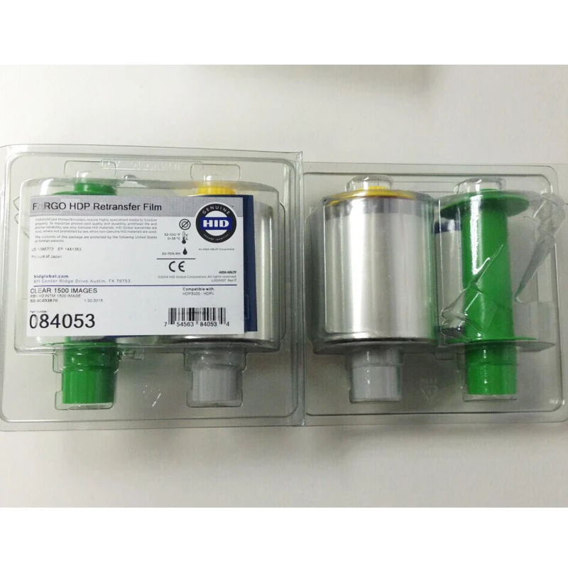 084053 84053 прозрачная переводная пленка для fargo HDP5000 ID PVC card printer|printer id card|fargo hdp5000film