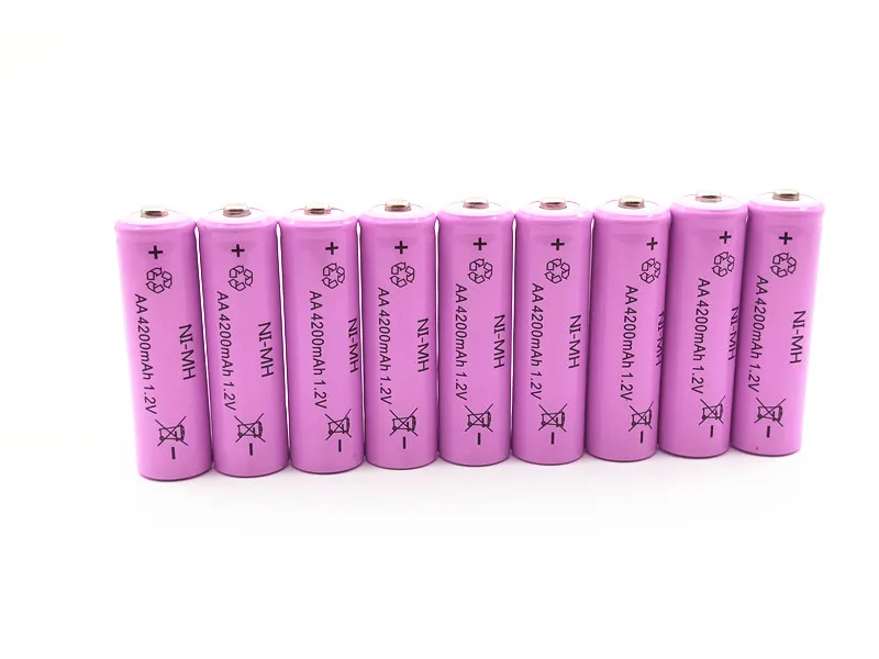 Aaa batery 1 2 V 4 шт. AA4200mAh + AAA 2600mAh NI MH AA Предварительно заряженный аккумулятор aa для