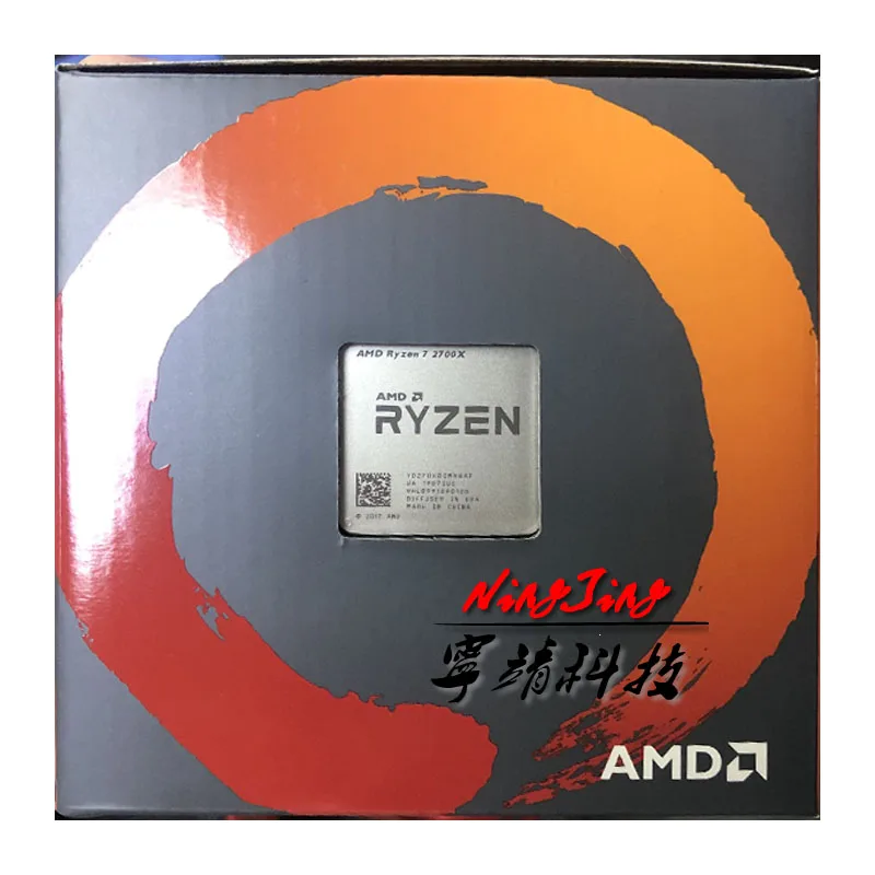 AMD Ryzen 7 2700X R7 2700X3 ГГц Восьмиядерный sinteen плотность ткани-16 м 105 W Процессор процессор