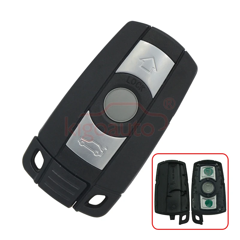 Чехол для смарт ключей KR55WK49127 KR55WK49123 3 кнопки BMW 328i 330i 335xi 525i 530i 530xi M3 M5 чехол