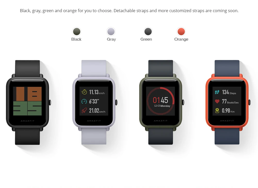 Huami Amazfit Bip ультра-светильник 32g спортивные умные часы с Wi-Fi Bluetooth gps 45 дней в режиме ожидания