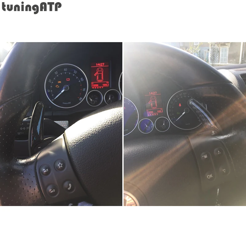 Carbon Fibre Paddle Shift Extension For VW DSG Golf 5 6 GTI R Eos Scirocco Polo 6R Jetta Passat Touran | Автомобили и мотоциклы