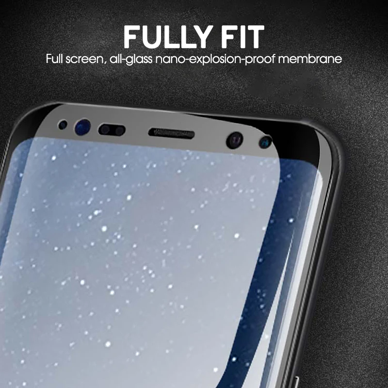 Закаленное стекло 5D с полным покрытием для Samsung Galaxy A7 2018 Защитное A750 защитная