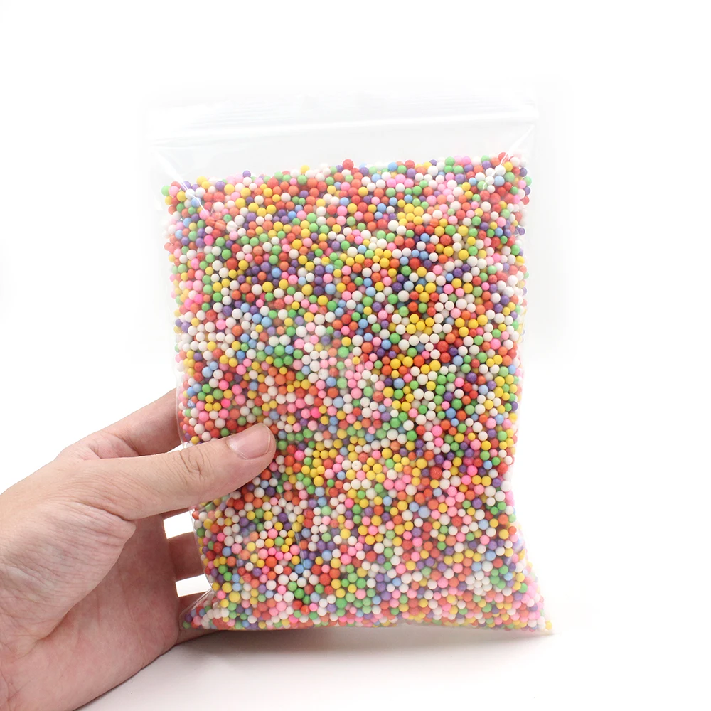 Дополнительные бусины из пены для слайма поставки шариков Красочные Подвески