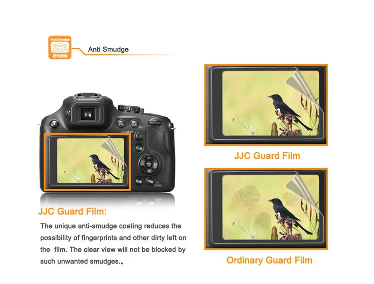 JJC LCP G7 Camera Display Cover LCD Guard Film Screen Protector (2 Kits) For PANASONIC Lumix DMC GX7 Mark II G8 G80 G85|screen protector|camera