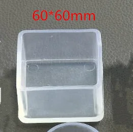 60x60mm 8 шт. колпачки для ног стула резиновые защитные накладки для ног мебельные Чехлы для стола носки пробки для отверстий пылезащитный чехол мебель система выравнивания ног - Цвет: 60x60mm