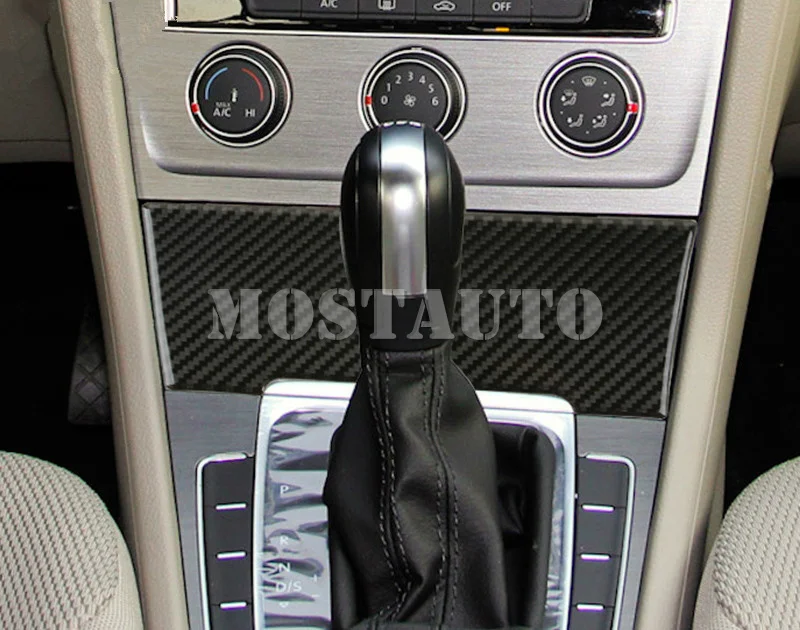 Консоль из углеродного волокна для Volkswagen Golf 7 MK7 панель переключения передач 2013 2018