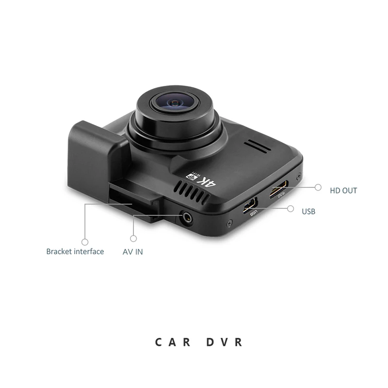 Dashcam 4K Встроенный GPS Автомобильный видеорегистратор WiFi Автомобильная камера 2 4