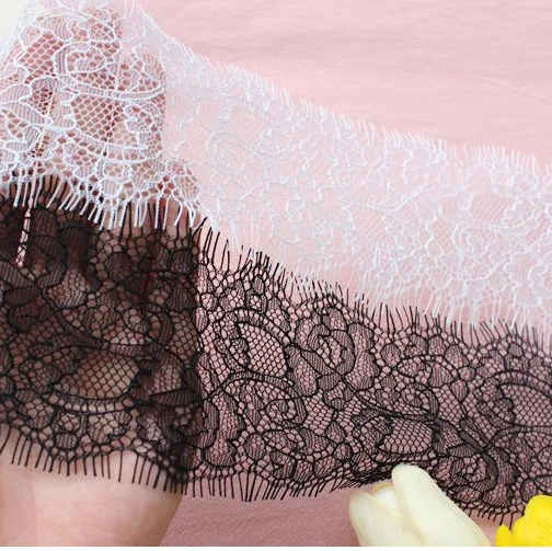 LASUI wide6 8 см * 3 м/1 лот Высокое качество французская кружевная ткань с двойными