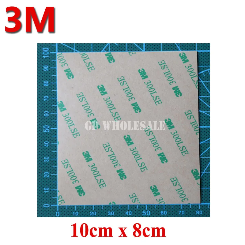20pcs/lot 80mmx100mm 3M 9495LE 300LSE High Strength Double Sided Adhesive Tape For Mobilephone LCD Touch Screen Repair