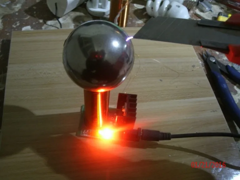 Катушка Tesla 12 В постоянного тока DIY Kit тест на дугу беспроводная передача