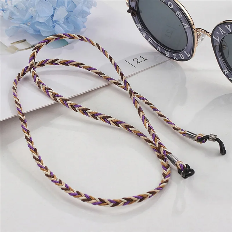 

Imixlot Ethnic Multi ColorTwisted Rope Fabric Eyeglass Chain Anti-slip Eyewear Cord Holder Neck Strap Unisex New 6 Styles