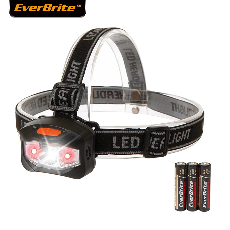 Налобный фонарь Everbrite led Q5 Головной Рыбалка для похода и кемпинга аварийный свет|q5