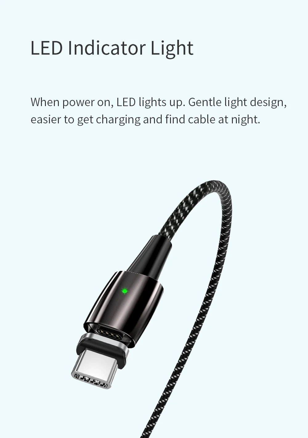 Wsken X1 pro Магнитный USB кабель для iPhone Xiaomi samsung зарядное устройство Micro Usb type C кабель 3a Быстрая зарядка type-C Usb-C шнур провод