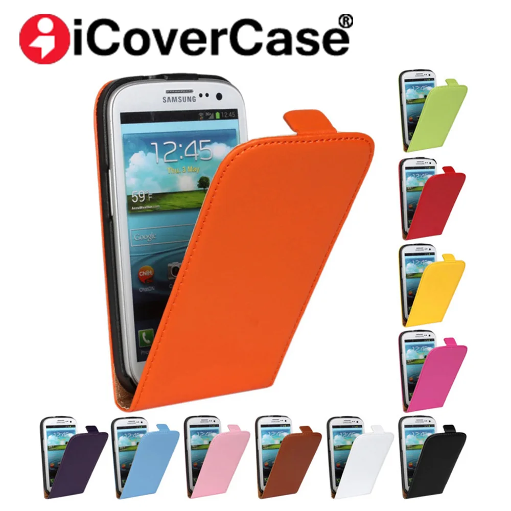 Роскошный чехол книжка из натуральной кожи для Samsung Galaxy S3 Neo I9301 Duos i9300i i9300|case for samsung