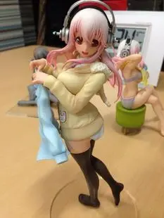 FURYU 20 см японская Оригинальная фигурка Аниме Супер SONICO фигурка Сексуальная модель игрушки для коллекции