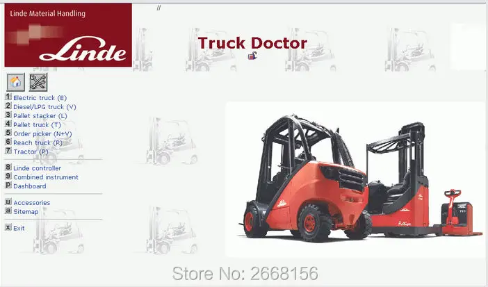 Для Linde Тележка доктора V 2.01.05 [02/2016]|linde truck doctor|linde doctor |